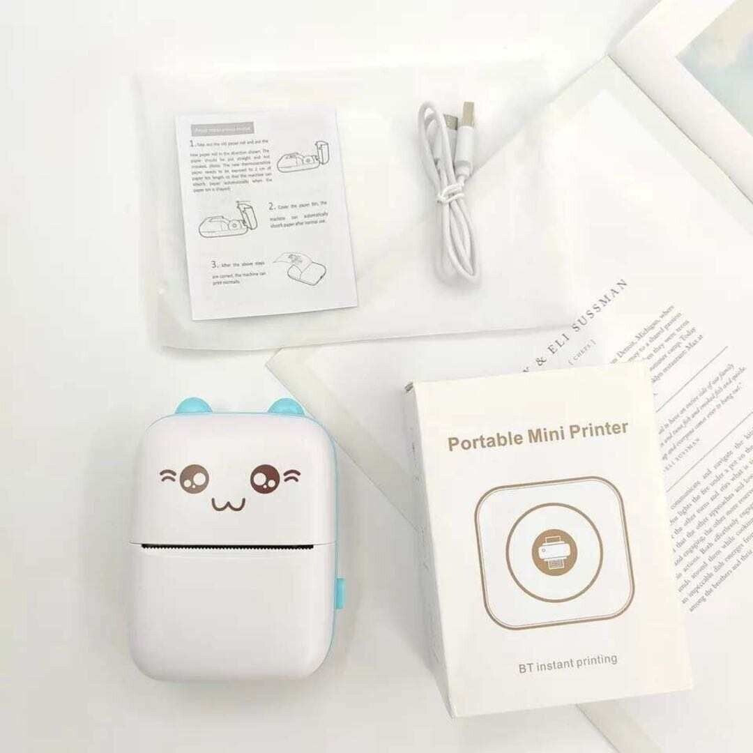 🖨️ Portable Mini Thermal Printer – Bluetooth Photo & Label Printer for Smartphones