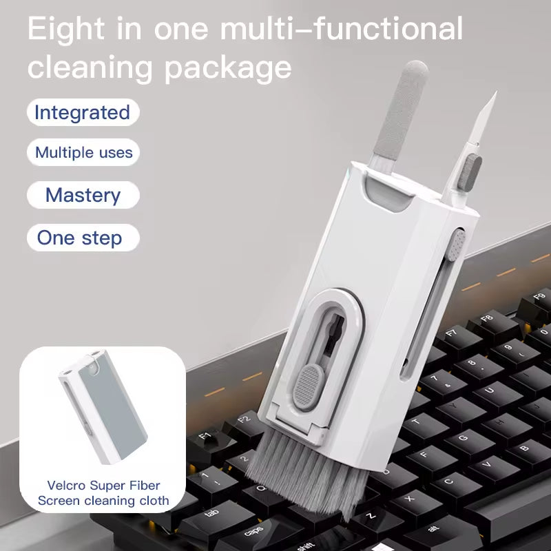 Choice of 20 in 1 or 8 in 1 Digital Camera Headset Mobile Phone Laptop Keyboard Cleaning Tool Set Cleaning Brush Clean Pen for Airpods Pro