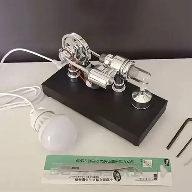 Creative Stirling Engine Model – Unique Gift for Inventors, Students & Hobbyists