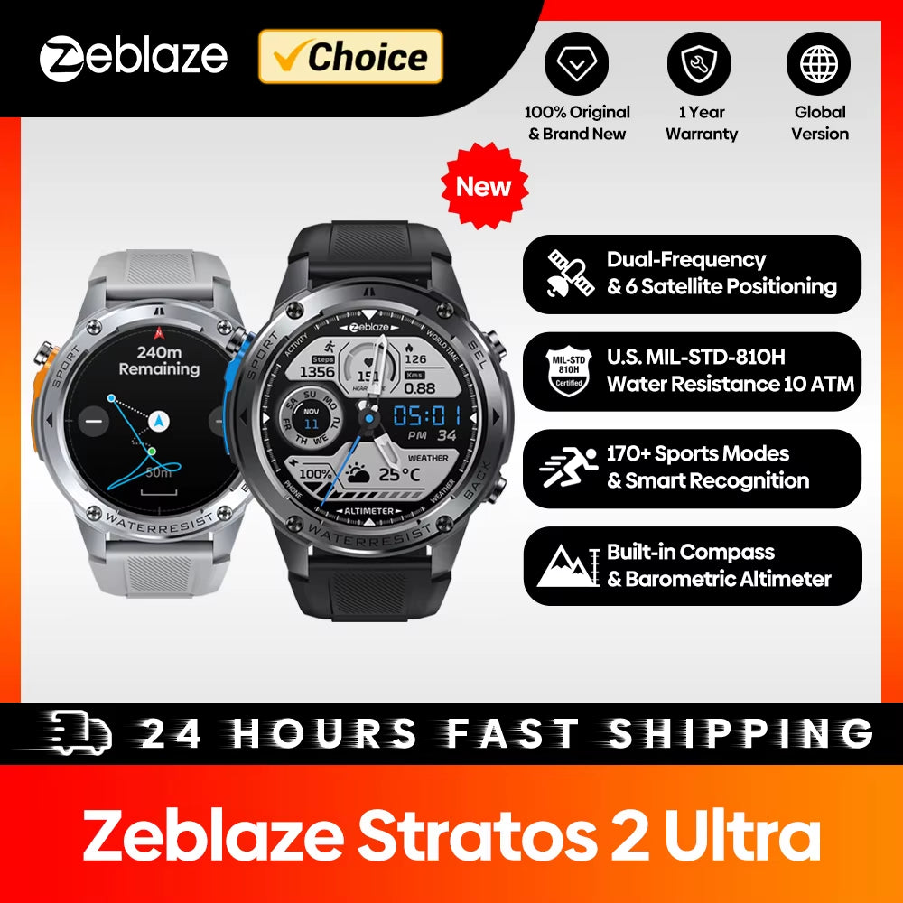 Stratos 2 Ultra GPS Smart Watch