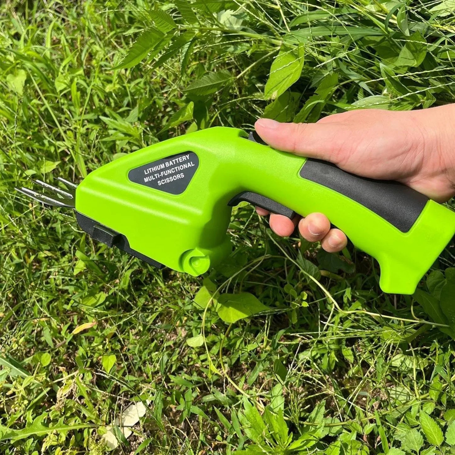 2-in-1 Cordless Grass Shear & Hedge Trimmer – Rechargeable Handheld 3.6V Electric Cutter for Lawn, Shrubs & Edging