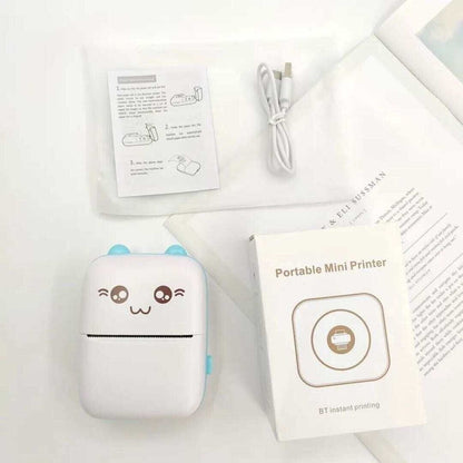🖨️ Portable Mini Thermal Printer – Bluetooth Photo & Label Printer for Smartphones