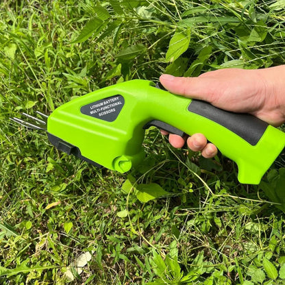 2-in-1 Cordless Grass Shear & Hedge Trimmer – Rechargeable Handheld 3.6V Electric Cutter for Lawn, Shrubs & Edging